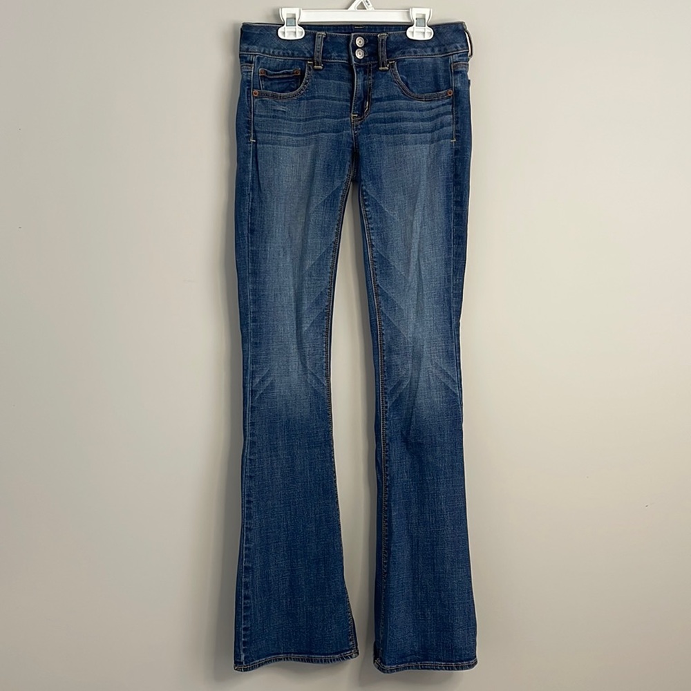 American Eagle, artist super stretch jeans, size 2 long